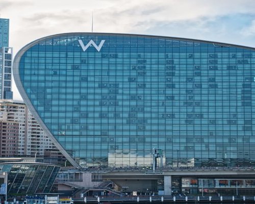 Sydney harbour hotel stay concept near a gaming showcase